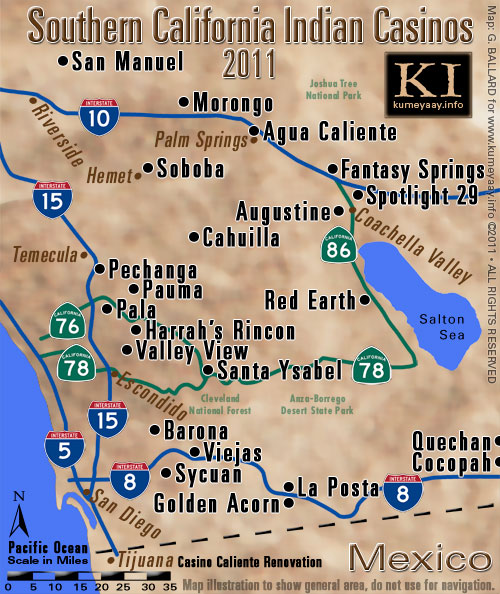 SAN DIEGO CASINO MAP